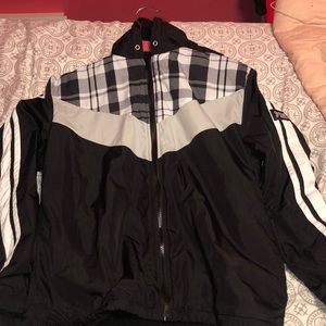 plaid windbreaker!
